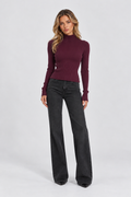 Amelia Ribbed Turtleneck Sweater