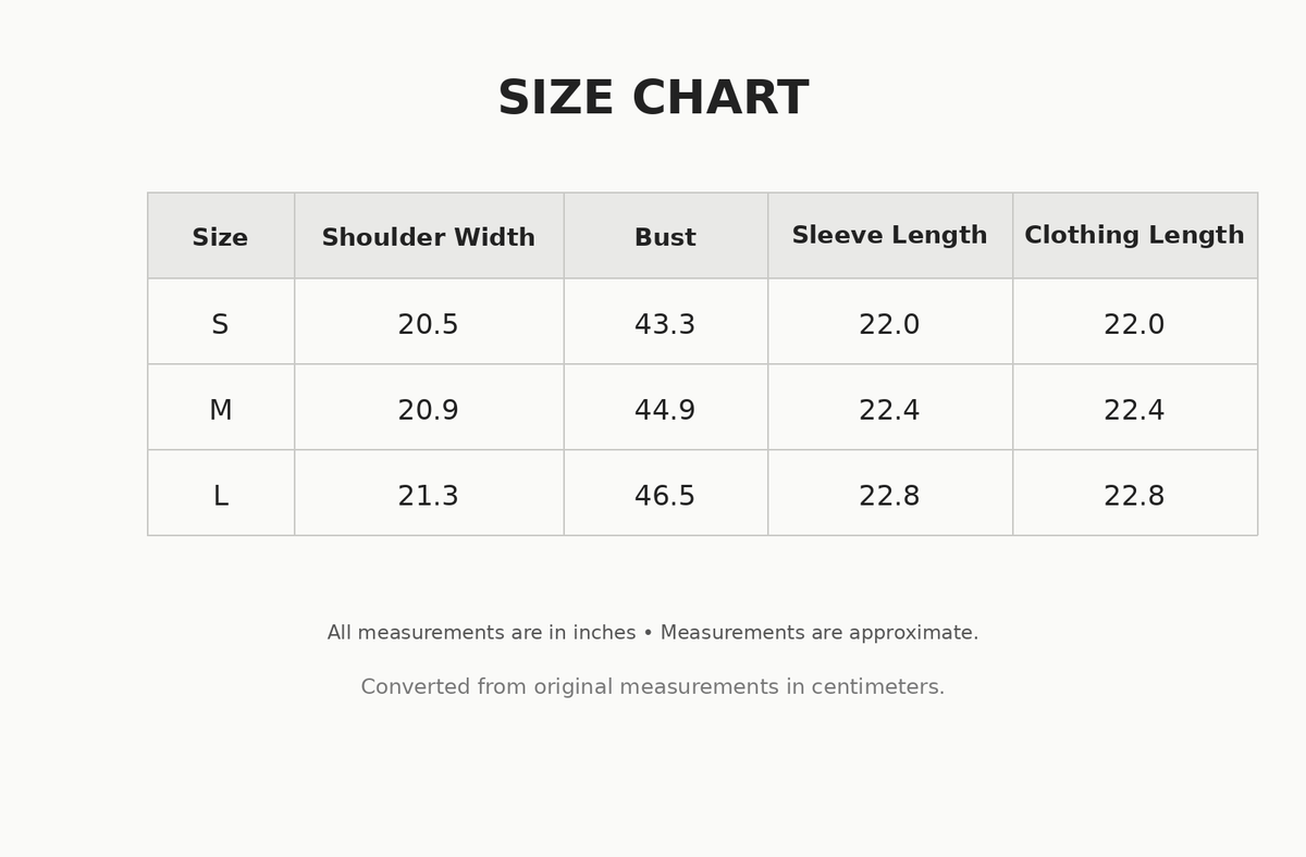 Size Chart for Sofia Luxe Faux-Fur Coat
