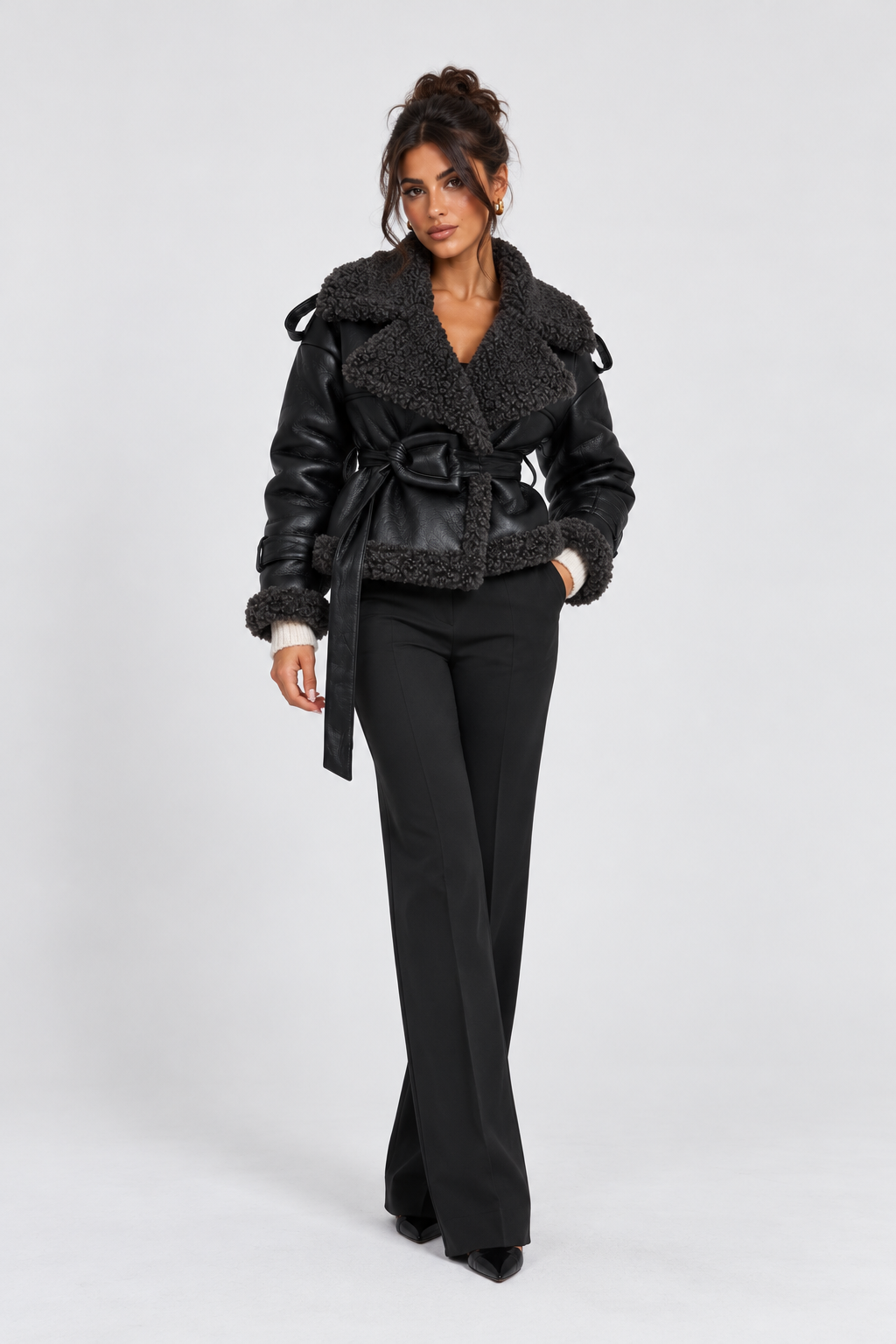 Sofia Luxe Faux-Fur Coat
