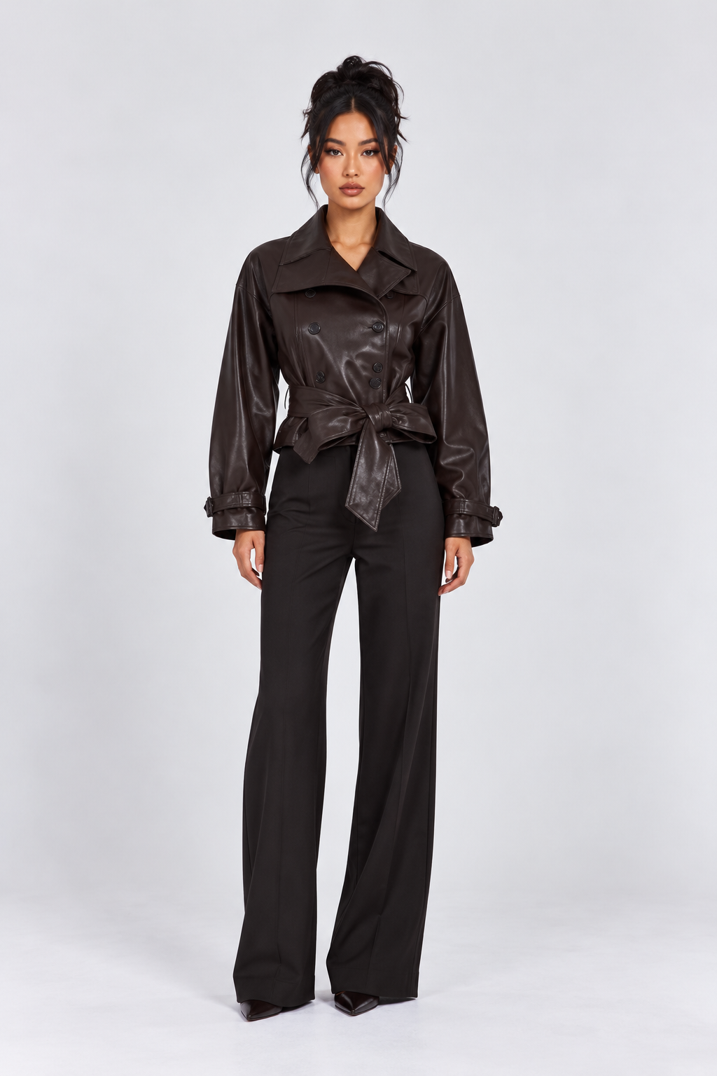 Naomi Tailored Leather Jacket