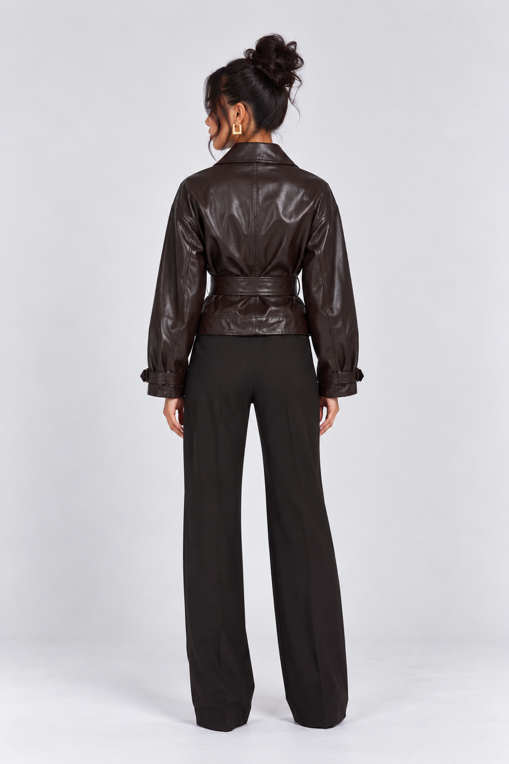 Naomi Tailored Leather Jacket