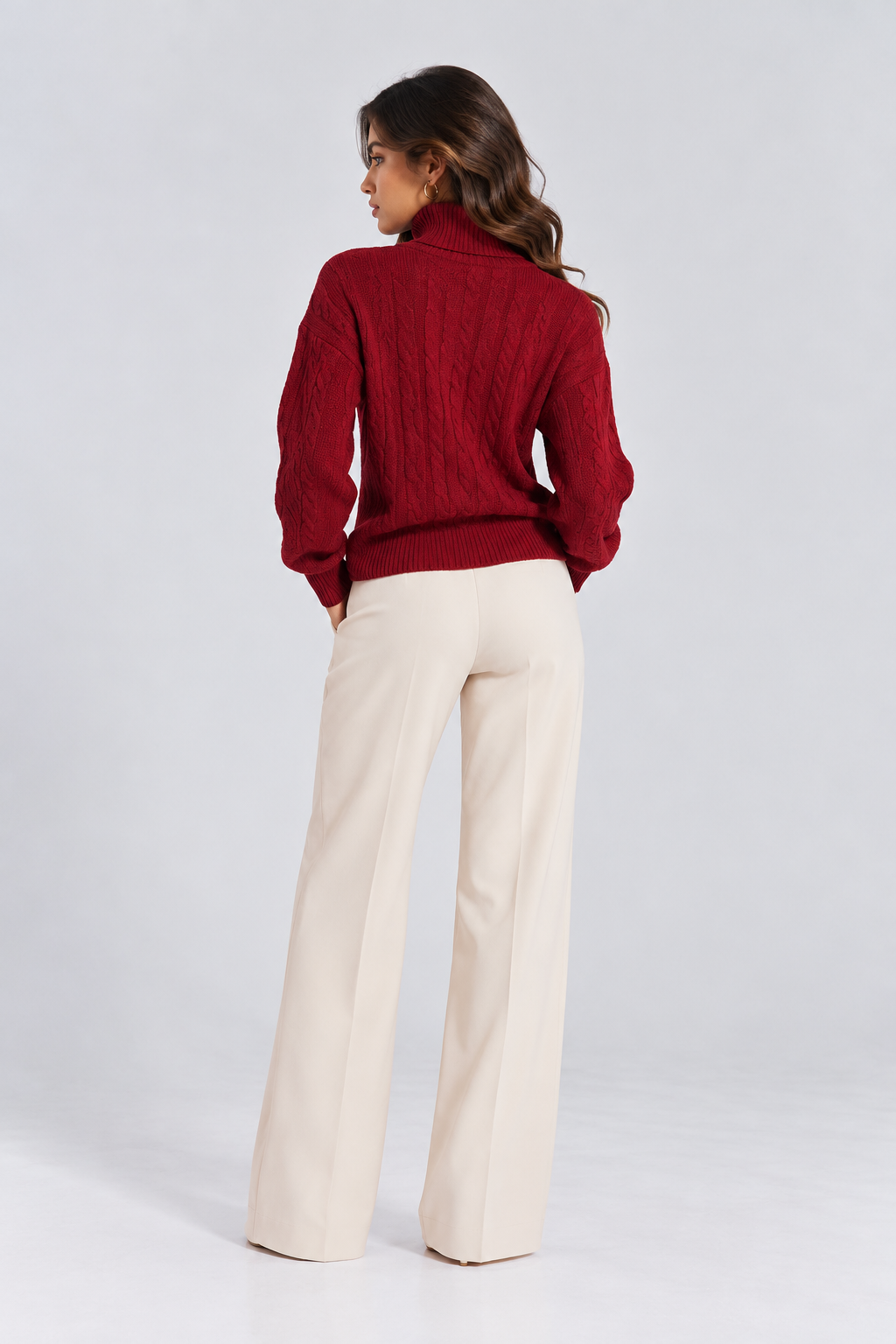 Emma Classic Cable-Knit Sweater