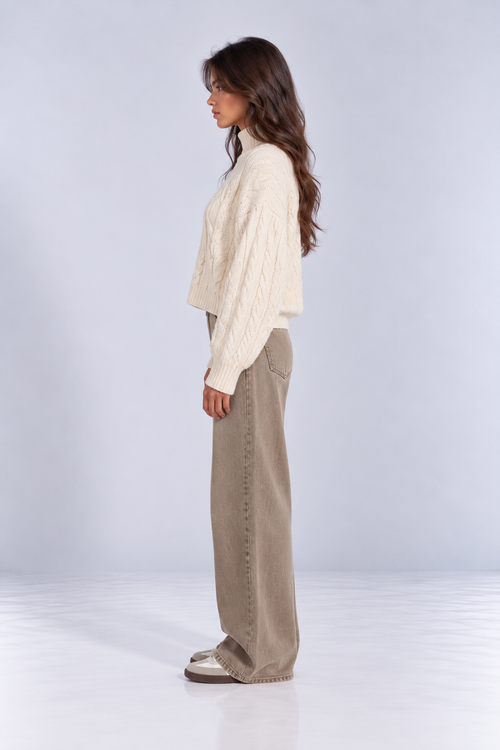 Amber Cable Knit Sweater
